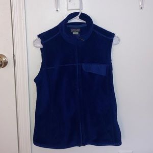 Patagonia fleece vest, older model with pocket.